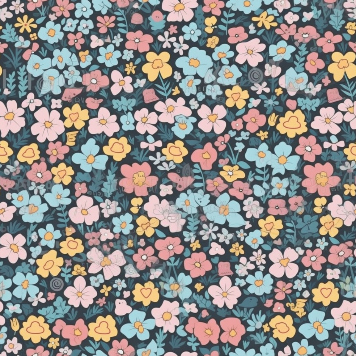Classic Floral Easter Digital Paper Bundle - 10 Seamless Patterns