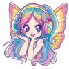 Melodic Fairy Bliss BUNDLE Kiss Cut Stickers - Tune into Enchantment