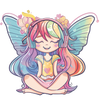 Melodic Fairy Bliss BUNDLE Kiss Cut Stickers - Tune into Enchantment