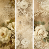 Scrapbook Digital Paper Seamless Vintage Flowers and Lace Digital Background Digital Wedding Floral Lace Digital Wallpaper invitations sublimation wall art wrapping paper