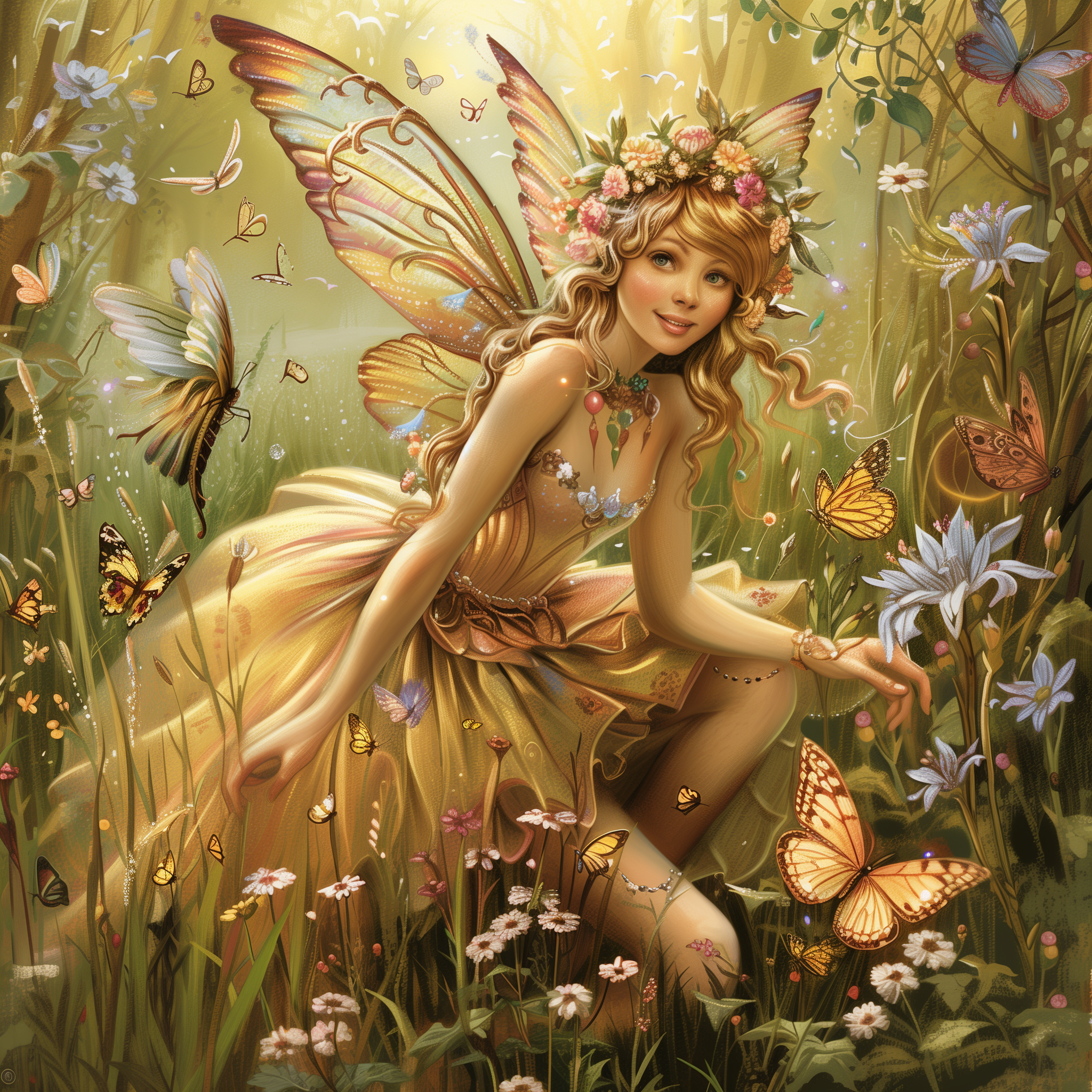 Beautiful Detailed Fairies Sublimation Art