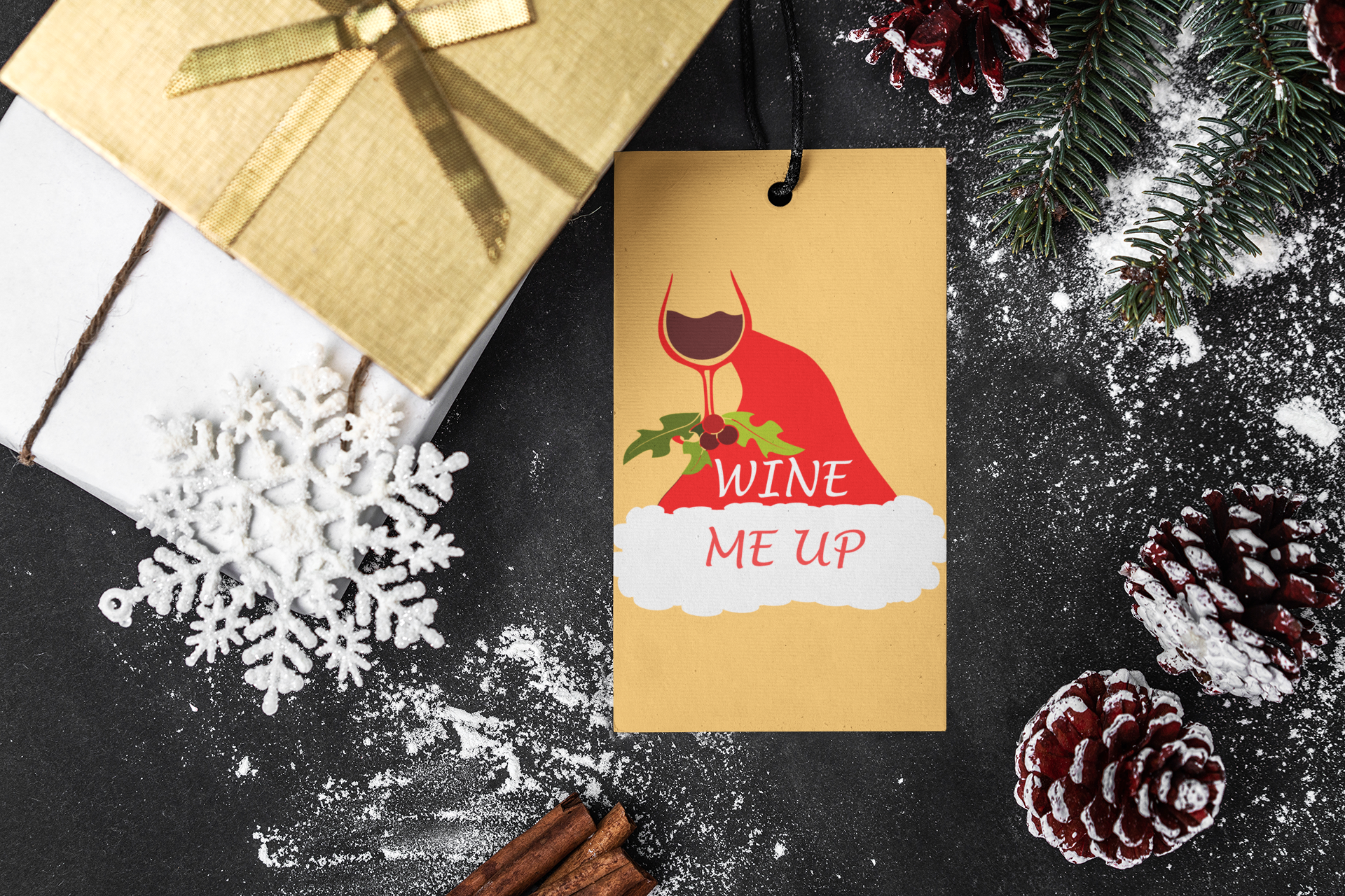Wine Me Up! Celebrate Christmas with a glass of Vino and a friend!
