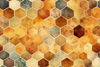 Honeyed Hexagons Abstract Watercolor Digital Paper Bundle - 10 Seamless Patterns