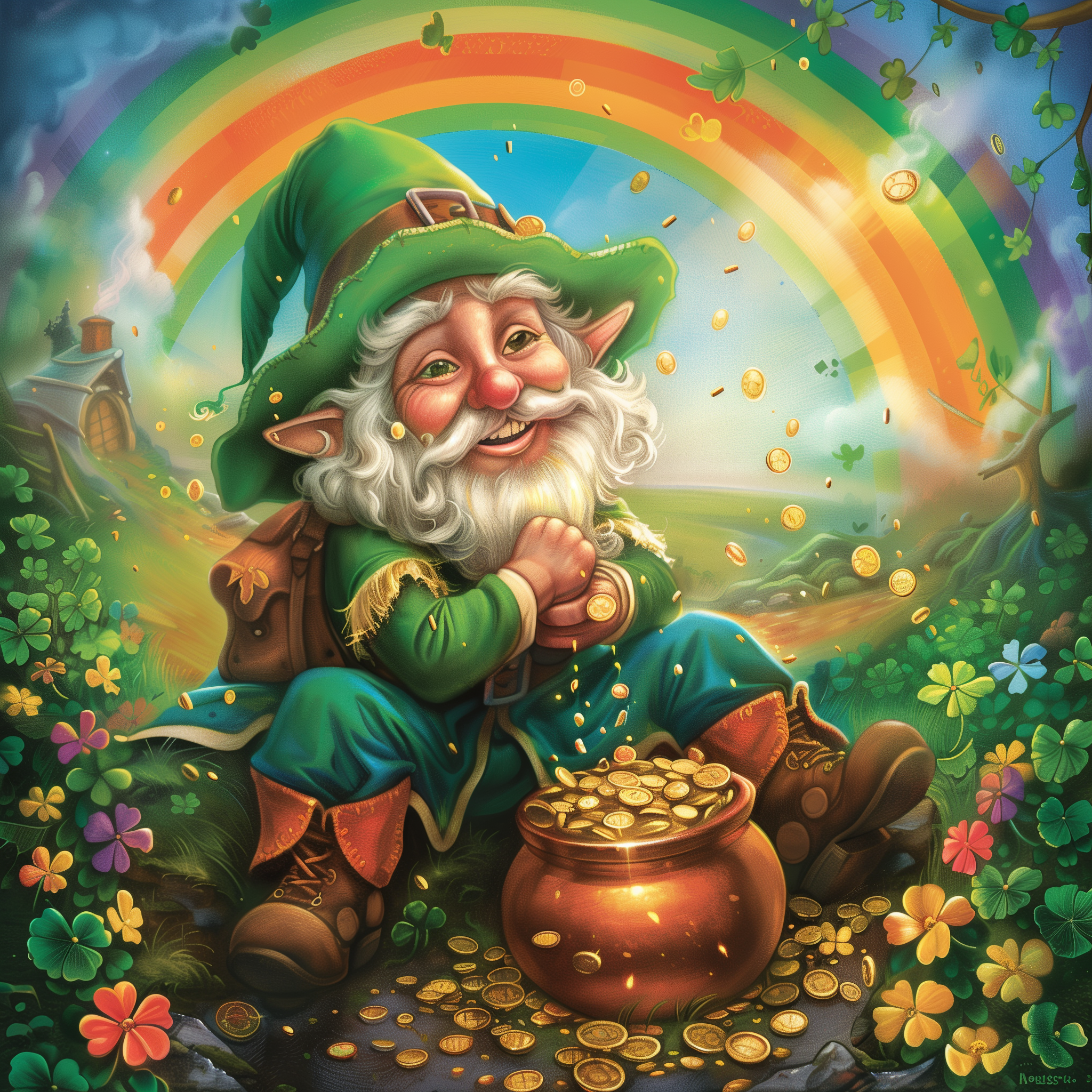 St Patrick's Day Gnome Sublimation