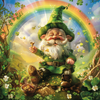St Patrick's Day Gnome Sublimation