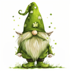 St Patrick's Day Gnome Clipart Sublimation