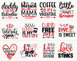 Valentine's Day Fun SVG PNG and more files for any sweetie including you!