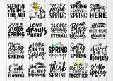 Jump Into Spring SVG Files