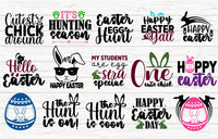 Happy Easter Bunny Hop SVG, PNG and more