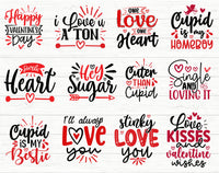 Valentine's Day Fun SVG PNG and more files for any sweetie including you!