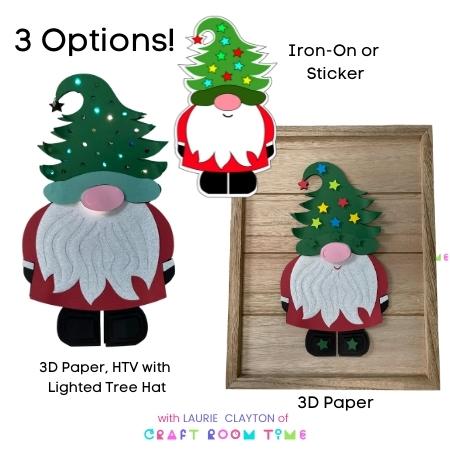 Christmas Tree Gnome files included