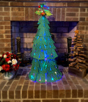 Elegant 3D Paper Christmas Tree (Basic Branch Design) SVG, EPS, DXF, PNG, JPG