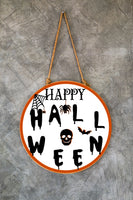 Happy Halloween Round Sign SVG, PNG Halloween, PNG Circle Sign SVG PNG Digital Download Halloween Cut files