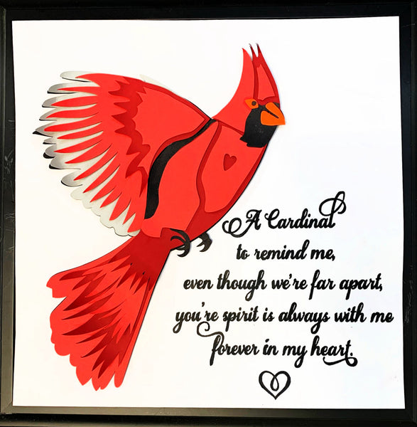 3D Layered Cardinal