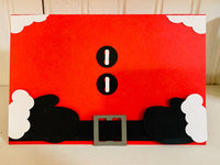Santa's Belly Photo Card (SVG, DXF, EPS, PNG)