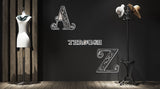Mandala 3 Layered Alphabet A to Z (SVG, DXF, EPS, PNG)