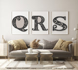 Mandala 3 Layered Letter R (SVG, DXF, EPS, PNG)