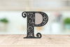 Mandala 3 Layered Letter P (SVG, DXF, EPS, PNG)