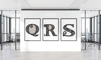 Mandala 3 Layered Letter R (SVG, DXF, EPS, PNG)
