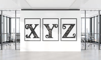 Mandala 3 Layered Letter Z (SVG, DXF, EPS, PNG)